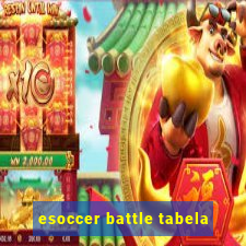 esoccer battle tabela